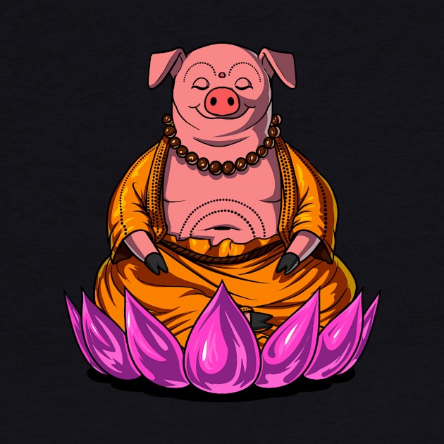 Pig Buddha by underheaven